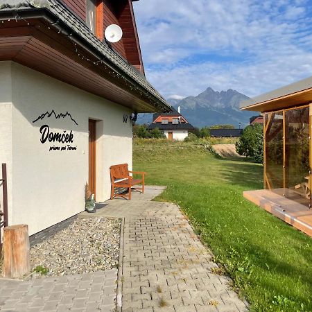 Domcek & Sauna Garden Stará Lesná Buitenkant foto