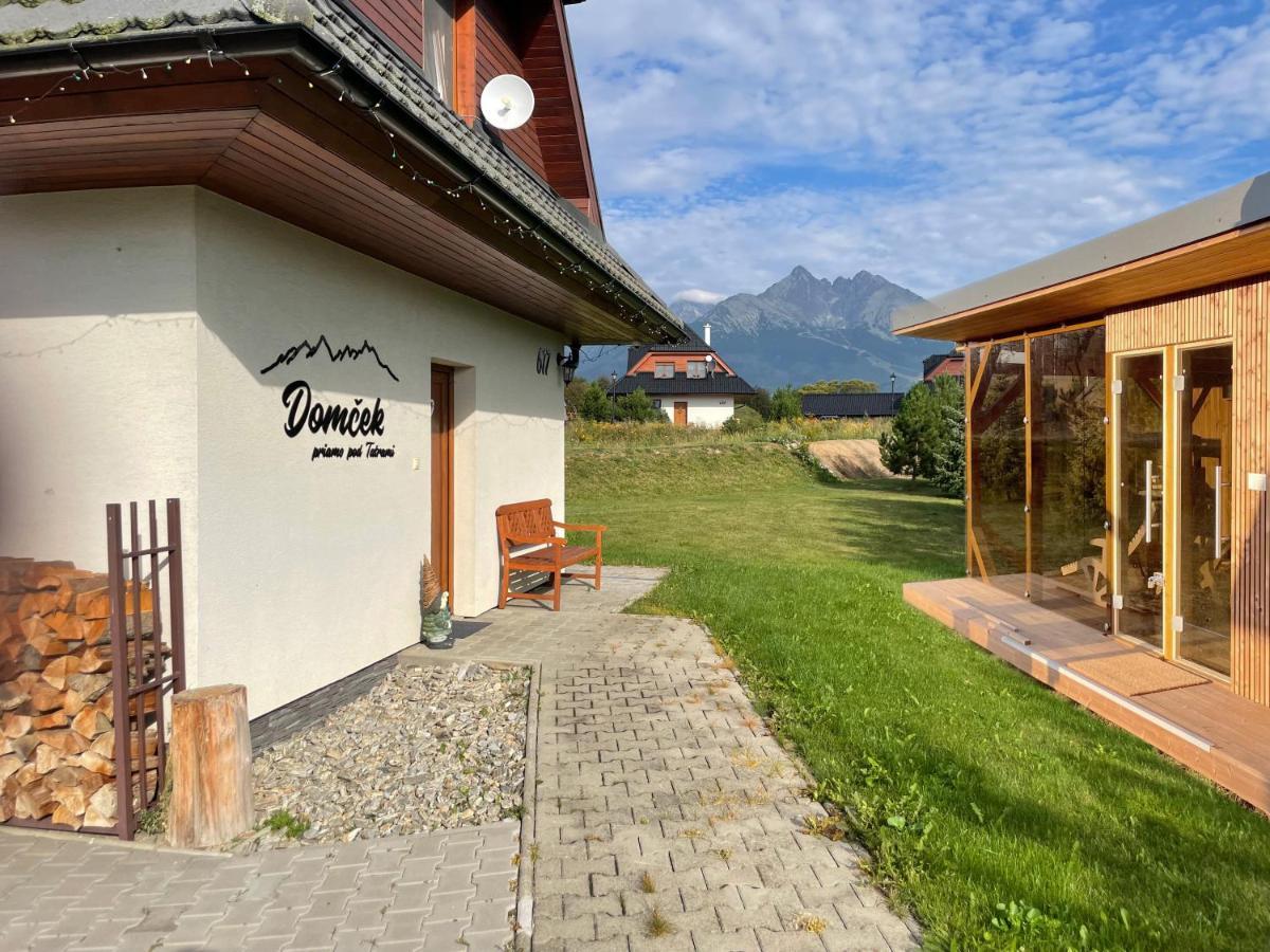 Domcek & Sauna Garden Stará Lesná Buitenkant foto