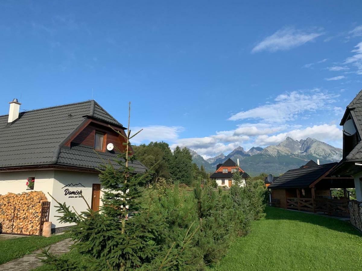 Domcek & Sauna Garden Stará Lesná Buitenkant foto